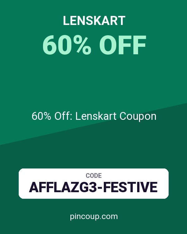 60% Off: Lenskart Coupon