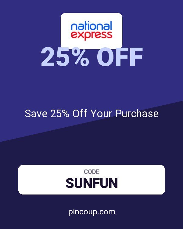 National Express coupon: Save 25% Off Your Purchase