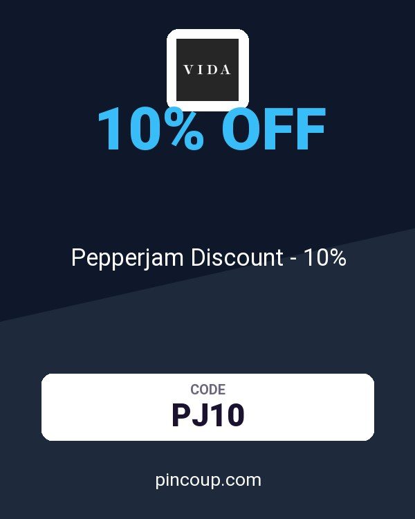 VIDA coupon: Pepperjam Discount - 10%