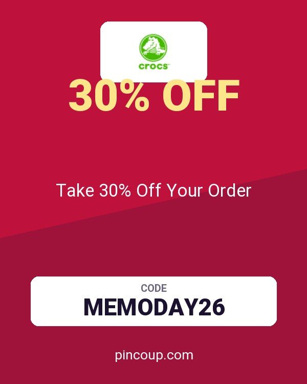 Crocs coupon: Take 30% Off Your Order