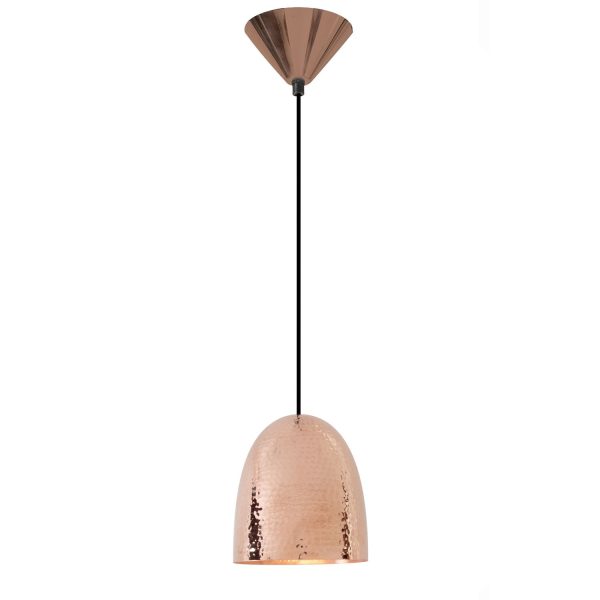Overstock - Stanley 1 Copper Pendant - Hammered Finish at Shop Horne