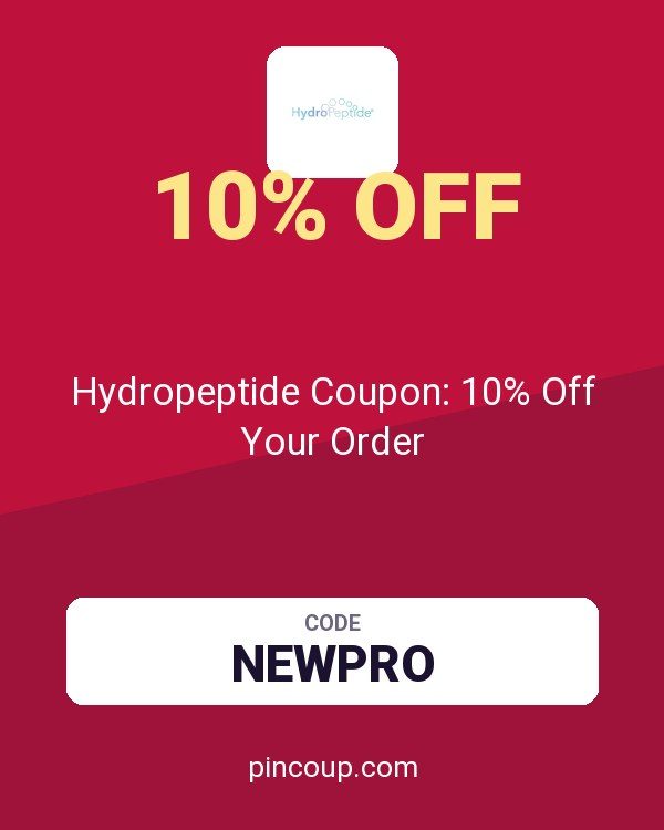 Hydropeptide Coupon: 10% Off Your Order