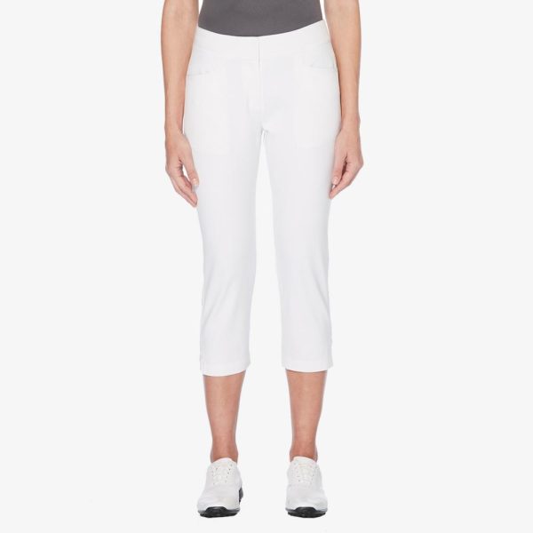 Essentials Woven 22" Capri Pant, White, 12 Golf at PGA TOUR Superstore