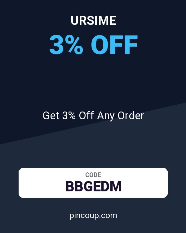 Ursime coupon: Get 3% Off Any Order