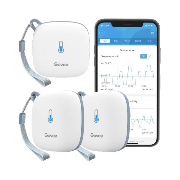 Govee Wi-Fi Thermo-Hygrometer - 3-Pack