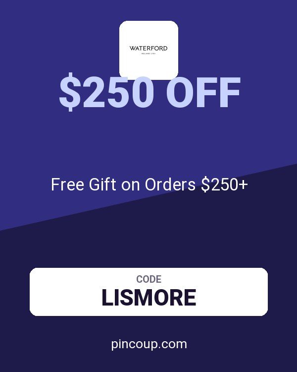 Waterford coupon: Free Gift on Orders $250+