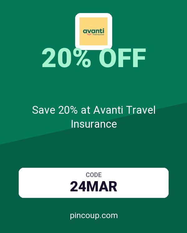 Save 20% at Avanti Travel Insurance