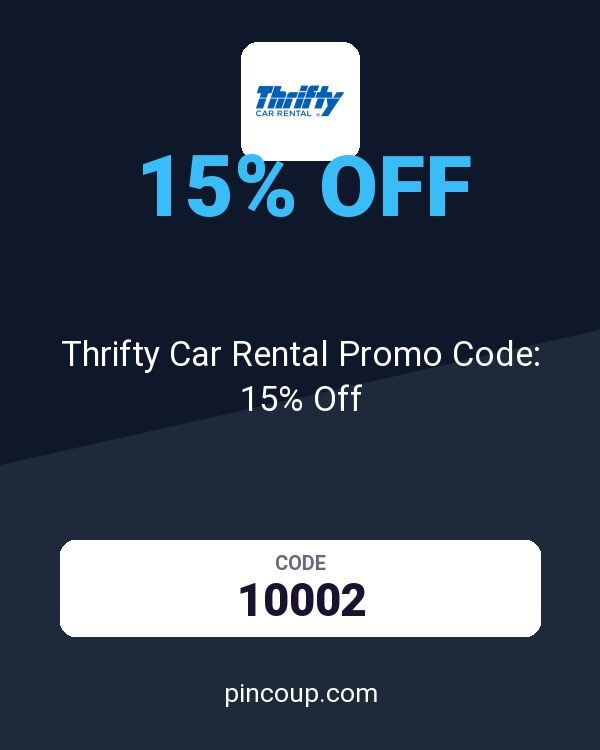 Thrifty Rent-A-Car System, Inc. coupon: Thrifty Car Rental Promo Code: 15% Off