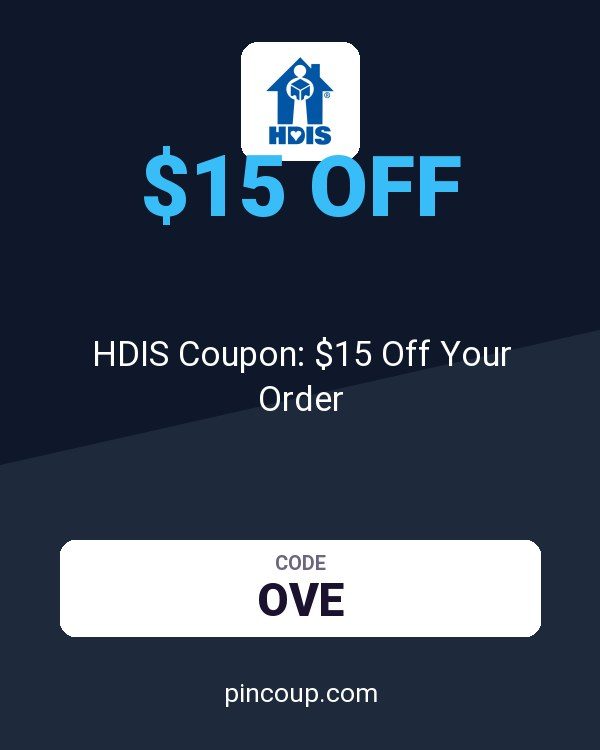 HDIS Coupon: $15 Off Your Order