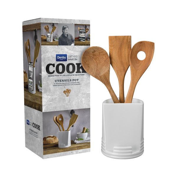 James Martin Cook Utensils Pot at Denby (US & CA)