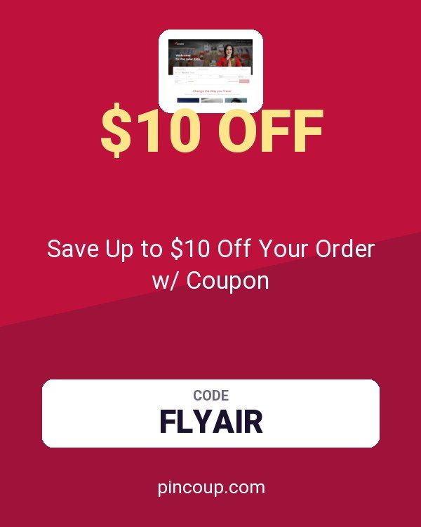 Air India: Save Up to $10 Off Your Order w/ Coupon
