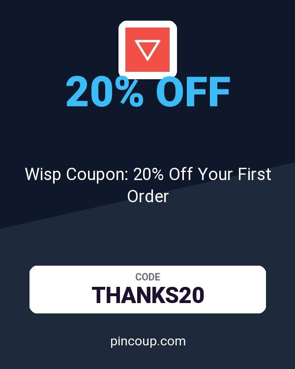 Wisp Coupon: 20% Off Your First Order