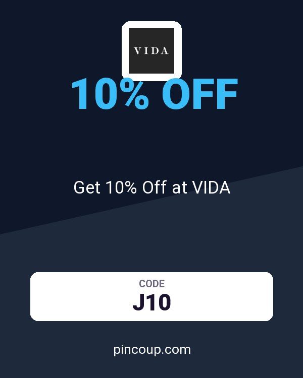 Get 10% Off at VIDA