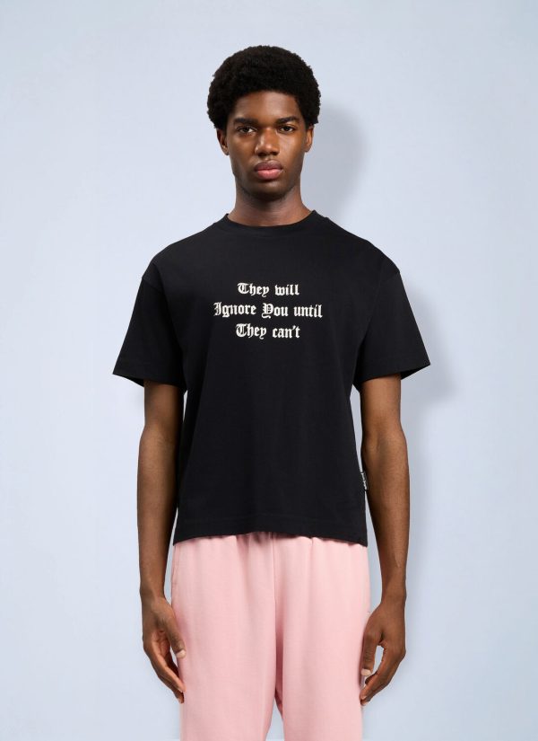 Palm Angels Statement T-shirt - Man T-shirts Black Xl at LN-CC