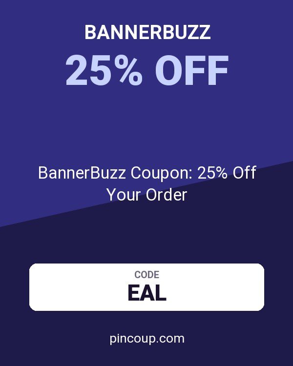 BannerBuzz Coupon: 25% Off Your Order