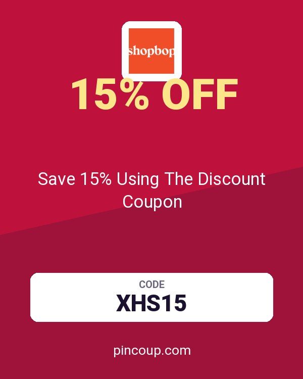 Shopbop: Save 15% Using The Discount Coupon