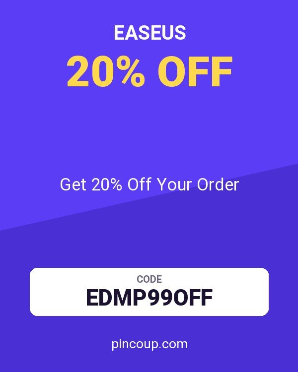 EaseUS coupon: Get 20% Off Your Order