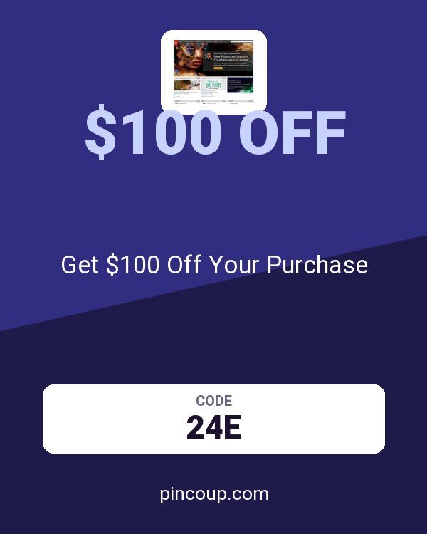 Adobe coupon: Get $100 Off Your Purchase