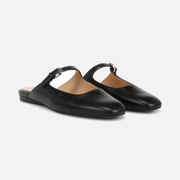 Naturalizer Apple Mary Jane Mule Shoes, Black Faux Leather, 7.0W