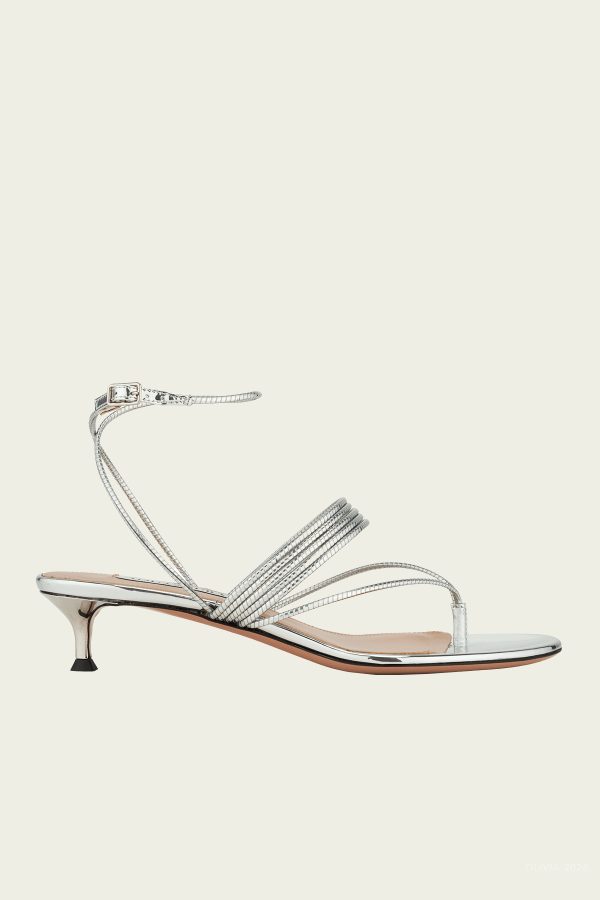 Solare Sandal 30 in Silver - Silver US 9 at American National Standards Institute Inc.