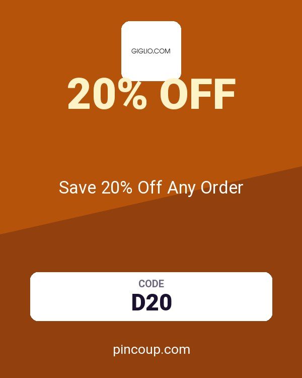 Giglio.com coupon: Save 20% Off Any Order