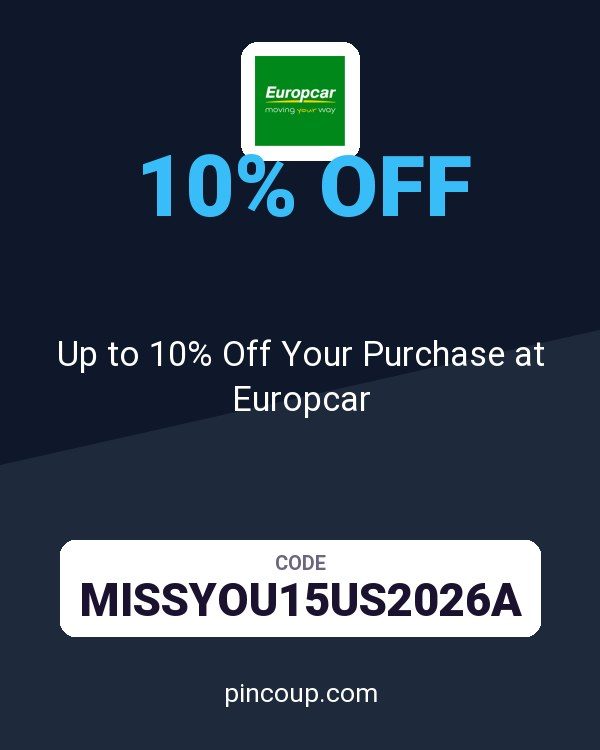 Europcar (US & Canada) coupon: Up to 10% Off Your Purchase at Europcar