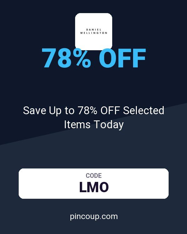 Daniel Wellington coupon: Save Up to 78% OFF Selected Items Today