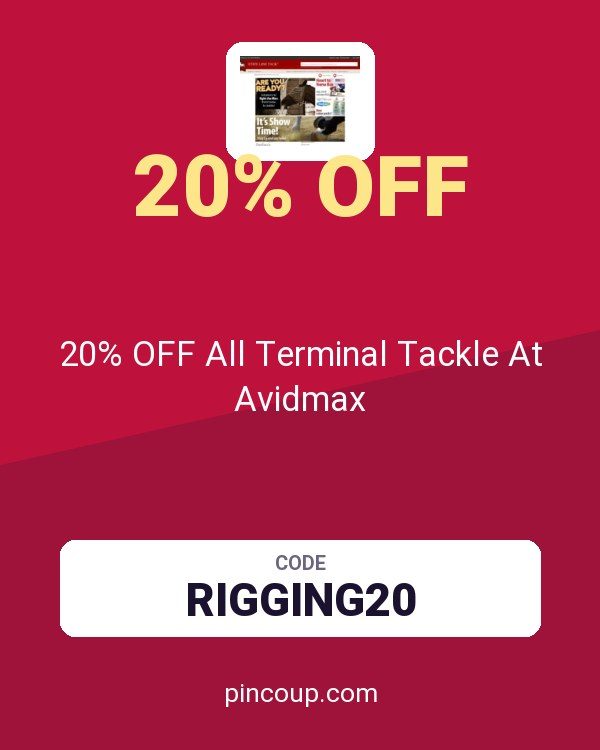 Statelinetack.com coupon: 20% OFF All Terminal Tackle At Avidmax