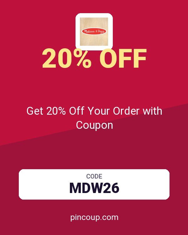 Melissa and Doug: Get 20% Off Your Order with Coupon