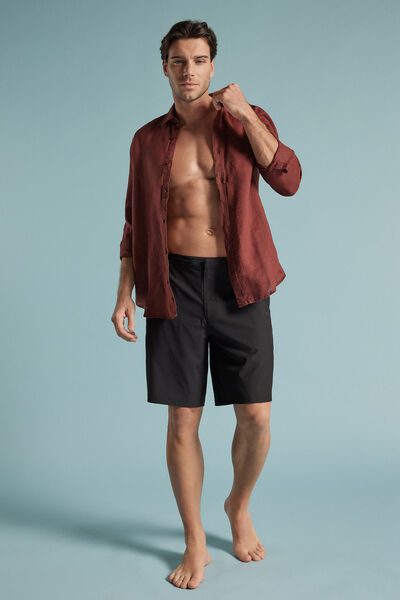 Intimissimi Technical Swim Shorts Man Black Size L