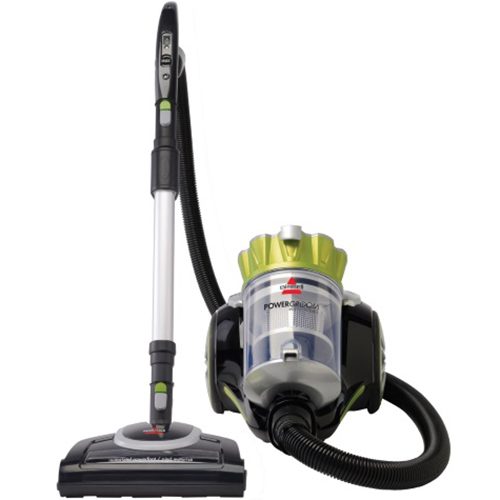 Powergroom Multi-Cyclonic Canister Bagless Vacuum | Black/Chacha Lime | 1654 at Bissell