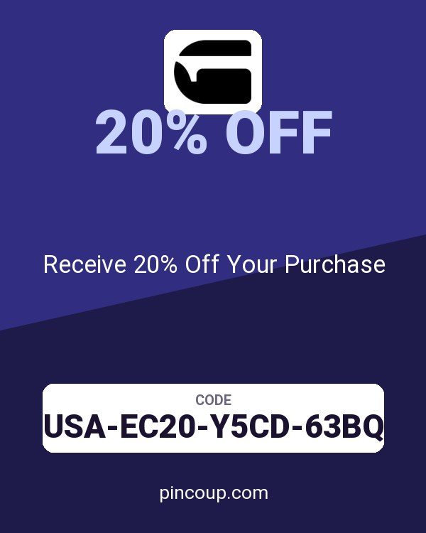 G-STAR coupon: Receive 20% Off Your Purchase