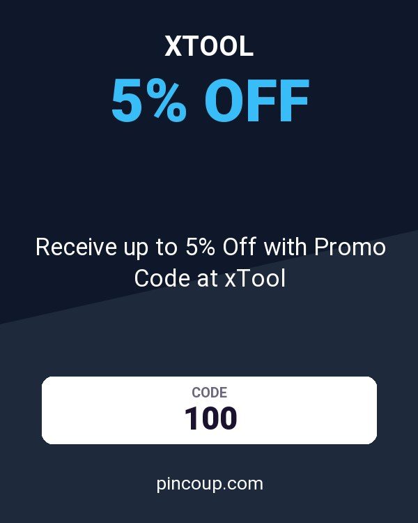 Receive up to 5% Off with Promo Code at xTool