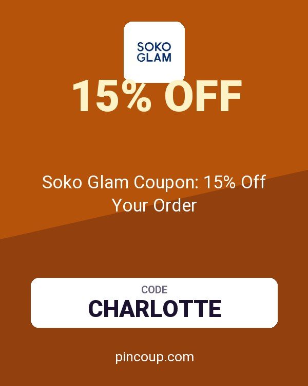 Soko Glam Coupon: 15% Off Your Order