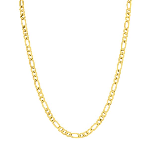 14K Yellow Gold Filled 5.2mm Figaro Chain with Lobster Clasp - 18 Inch at Szul.com