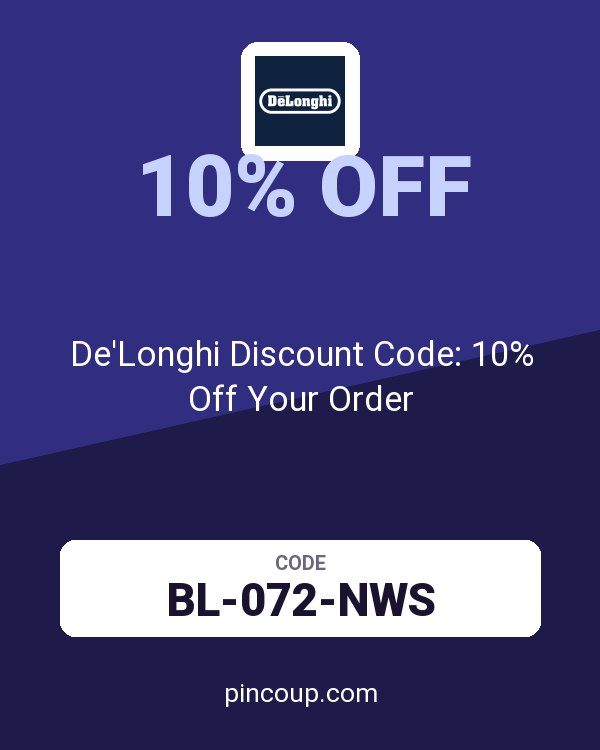 De'Longhi Discount Code: 10% Off Your Order