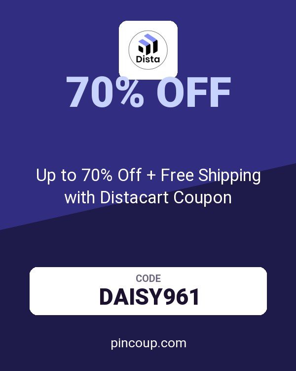 Up to 70% Off + Free Shipping with Distacart Coupon