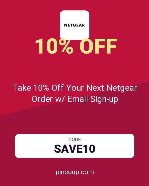 Netgear FR coupon: Take 10% Off Your Next Netgear Order w/ Email Sign-up