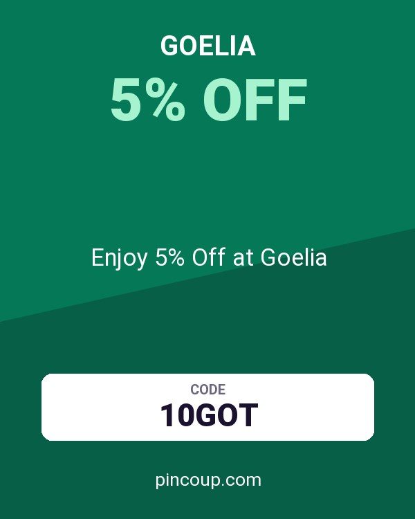 Enjoy 5% Off at Goelia