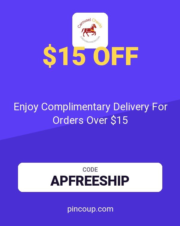 Carousel Checks coupon: Enjoy Complimentary Delivery For Orders Over $15