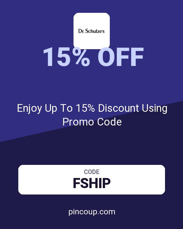 Dr. Schulze's coupon: Enjoy Up To 15% Discount Using Promo Code