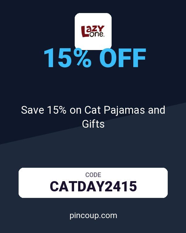 LazyOne coupon: Save 15% on Cat Pajamas and Gifts