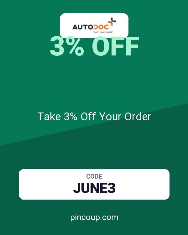 Autodoc coupon: Take 3% Off Your Order