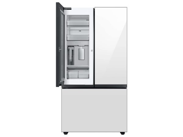 Samsung Bespoke AI 3-Door French Door in White Glass