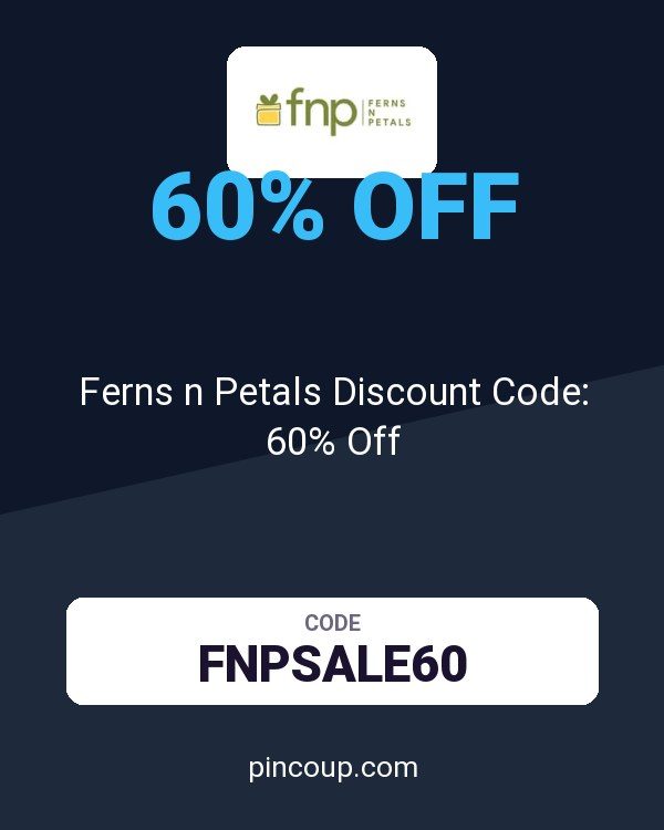 Ferns n Petals Discount Code: 60% Off