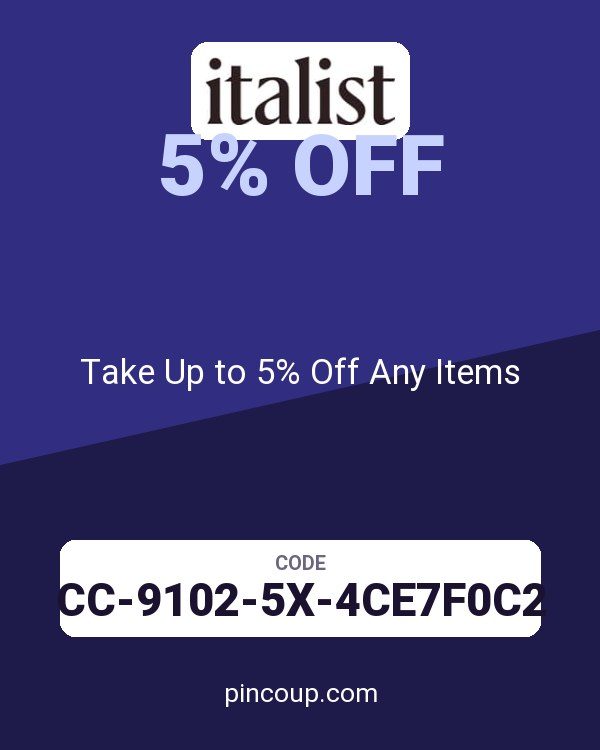 italist.com coupon: Take Up to 5% Off Any Items
