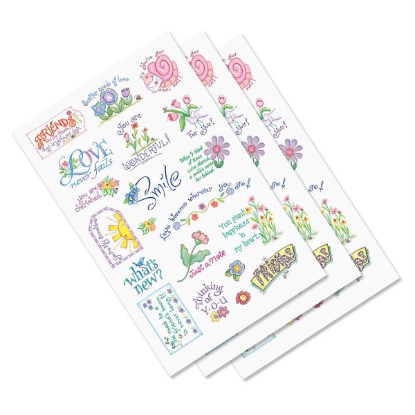 Flower Word Stickers at Current Catalog