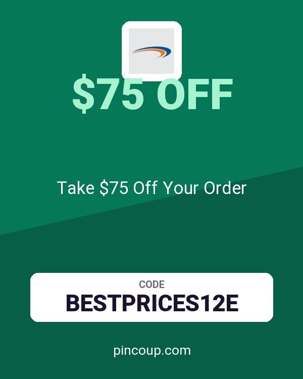 AnyPromo coupon: Take $75 Off Your Order