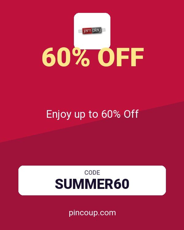 JamPlay coupon: Enjoy up to 60% Off