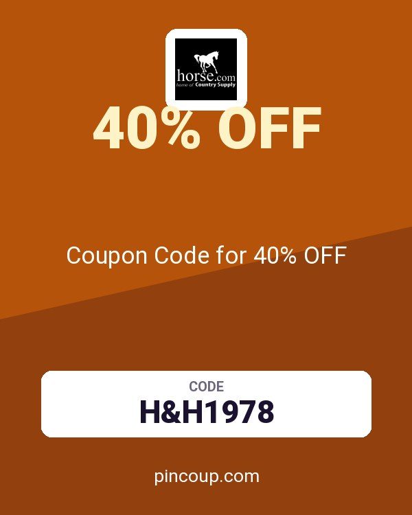 Horse.com: Coupon Code for 40% OFF